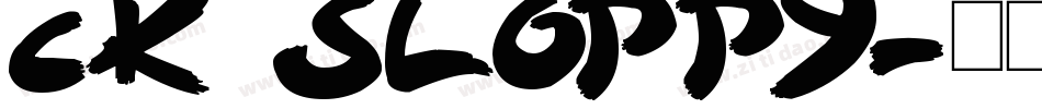 CK Sloppy字体转换